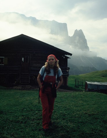 profilo dello Sciliar dalle Alpi di Siusi